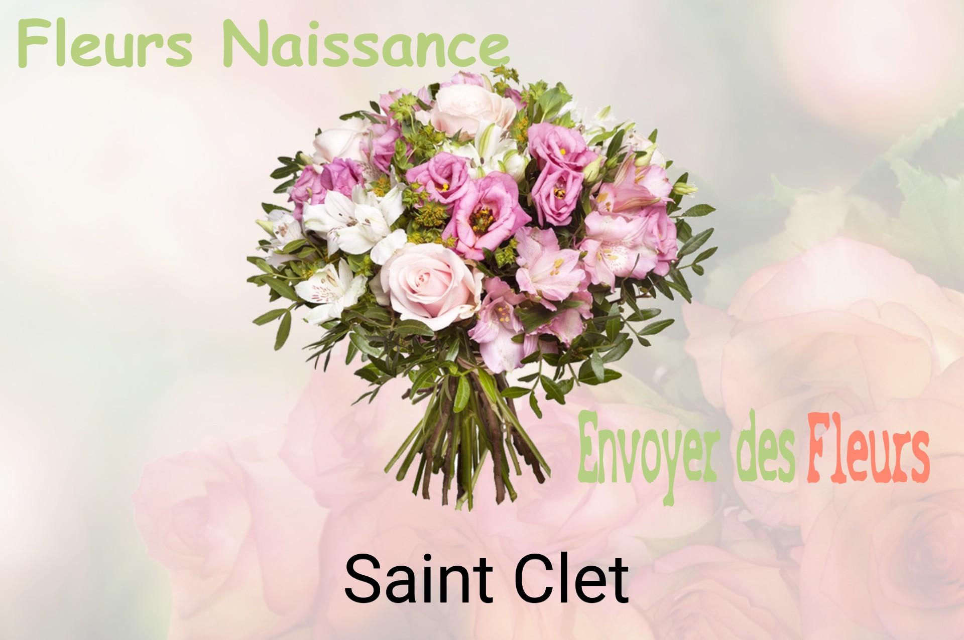 Bouquet de fleurs de naissance livré à Saint-Clet